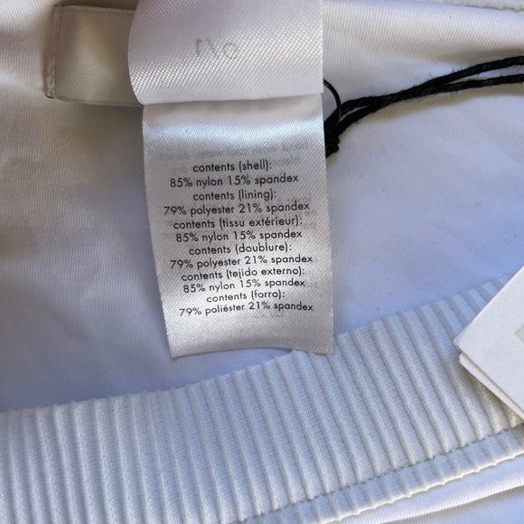 NWT ONIA Leila Bikini Bottom Solid White Large - Picture 4 of 6